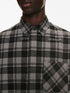 camisa de franela a cuadros